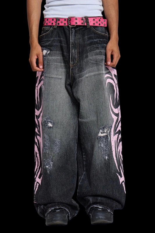 Low-Rise Flare Y2K Jeans