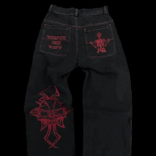 Concrete Fade Y2K Jeans