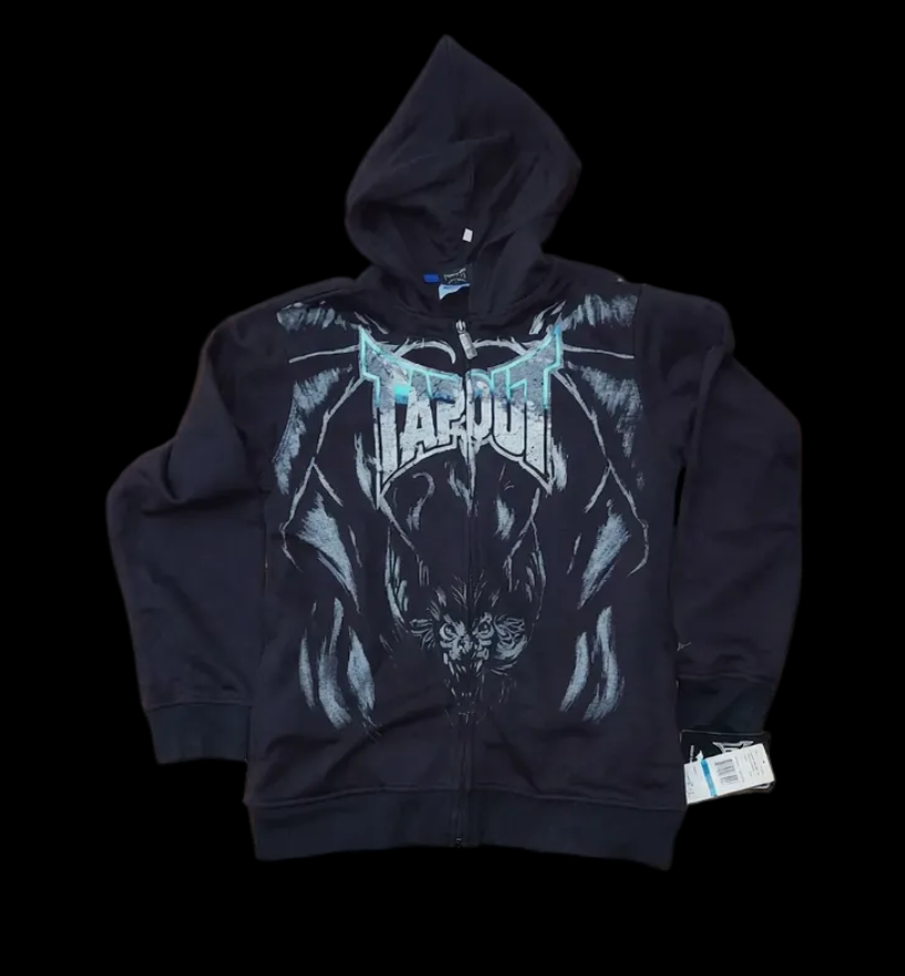 Retro Gothic Aesthetic Zip Hoodie