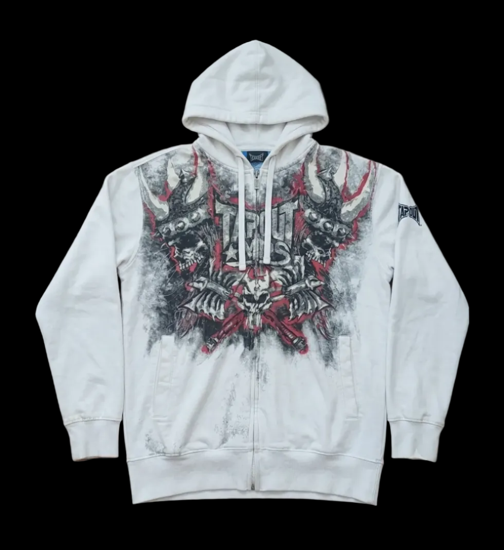 Abyss Tribal Y2K Zip Hoodie