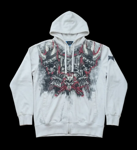 Abyss Tribal Y2K Zip Hoodie