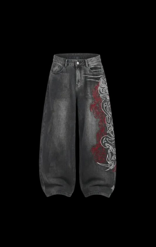 Retro Voltage Y2K Flare Jeans