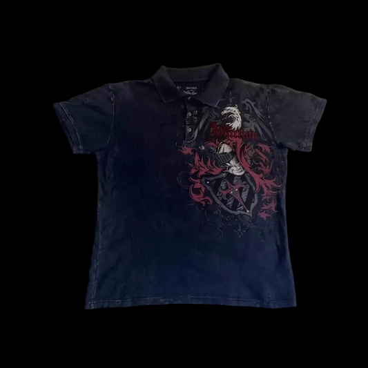 Dark Rebellion Y2K Polo