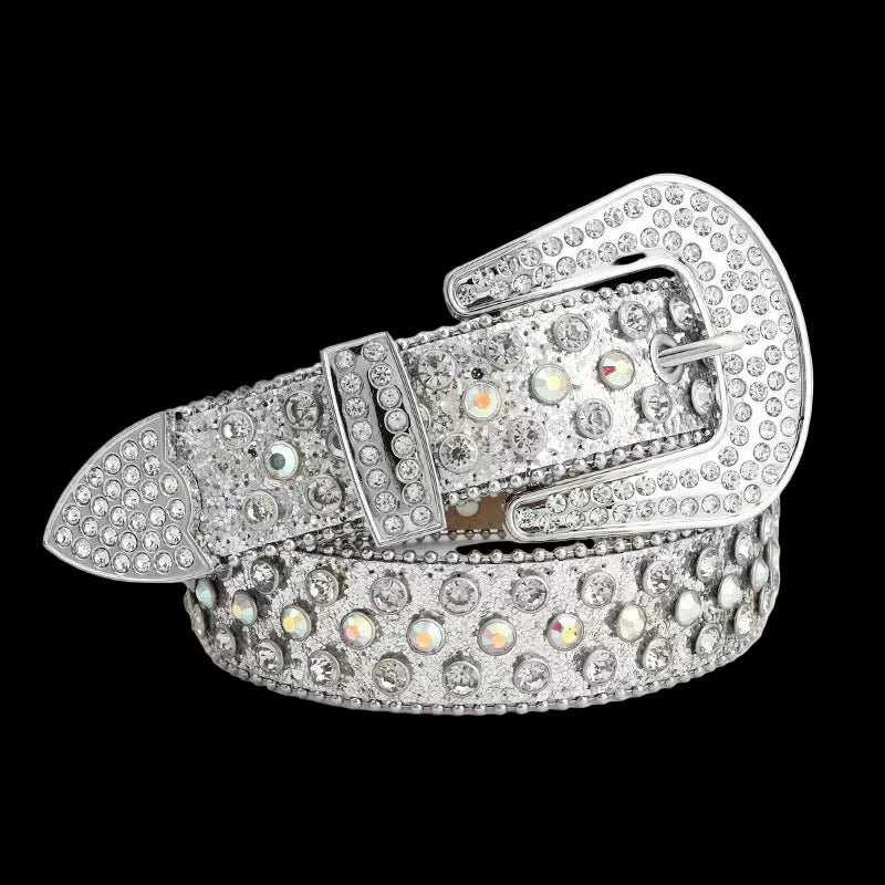 Crystal Eyelet Belt