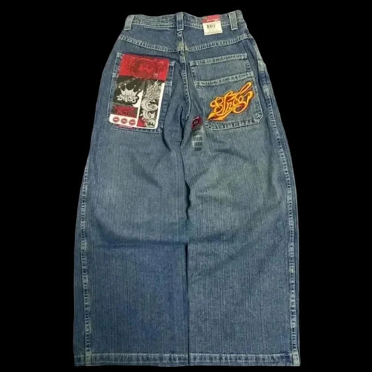 Stonewash Riot Y2K Jeans