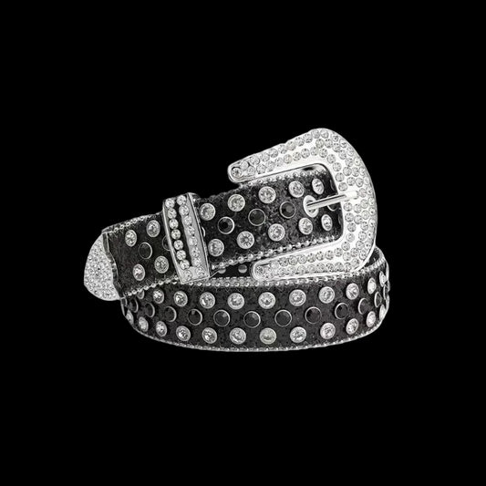 Crystal Eyelet Belt