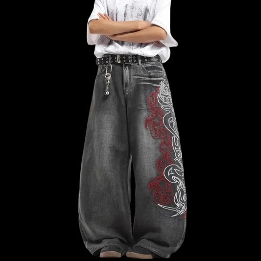 Retro Voltage Y2K Flare Jeans