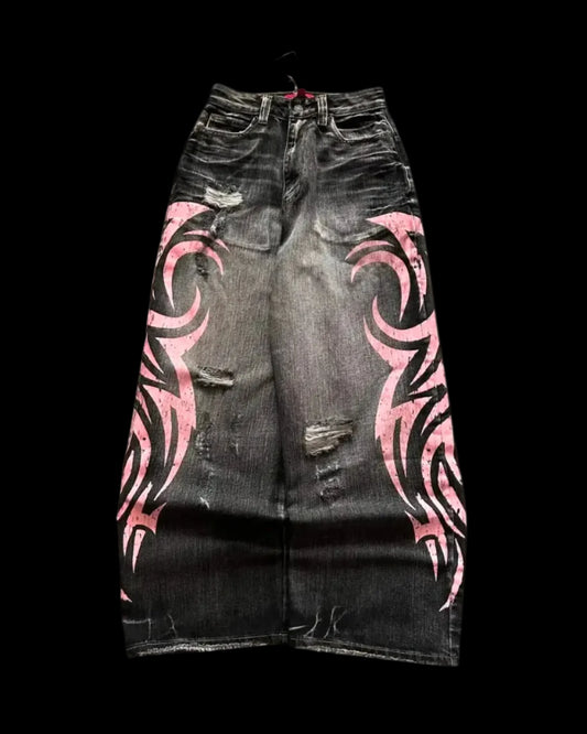 Low-Rise Flare Y2K Jeans